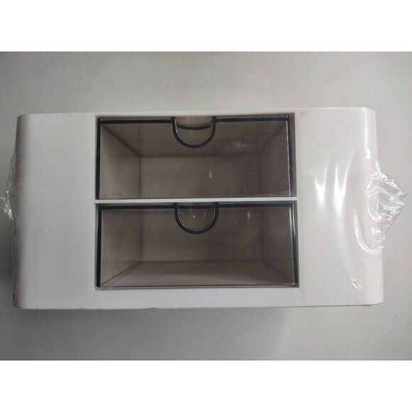 White Office Organizer with 6 Compartments - Picture 1 of 7